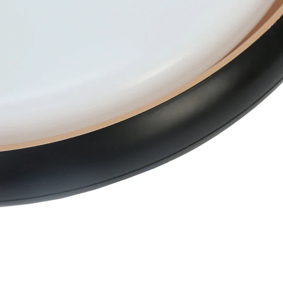 Melanie LED Acrylic Flush Mount Light 28W Tri Color Black & Gold - LL002CL133B