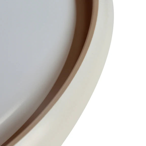 Melanie LED Acrylic Flush Mount Light 28W Tri Color White & Gold - LL002CL133W