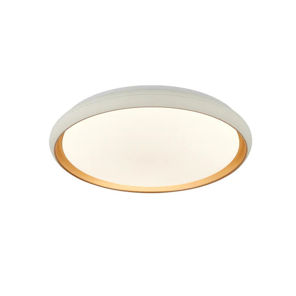 Melanie LED Acrylic Flush Mount Light 28W Tri Color White & Gold - LL002CL133W