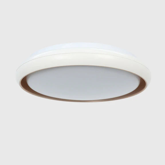Melanie LED Acrylic Flush Mount Light 28W Tri Color White & Gold - LL002CL133W
