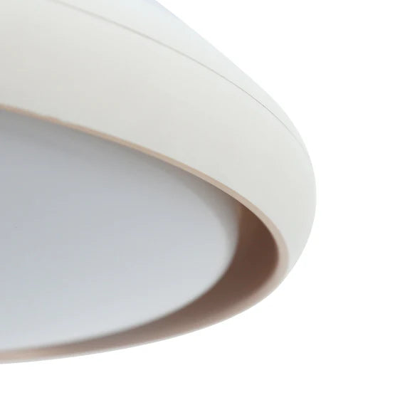 Melanie LED Acrylic Flush Mount Light 28W Tri Color White & Gold - LL002CL133W