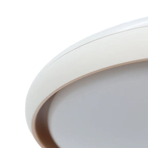 Melanie LED Acrylic Flush Mount Light 28W Tri Color White & Gold - LL002CL133W