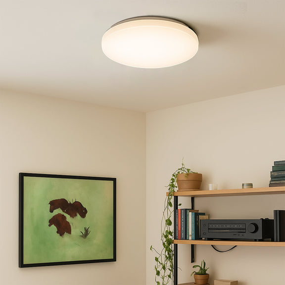 Elaine Large LED Flush Mount Light 24W Tri Colour White - LL002CL134L