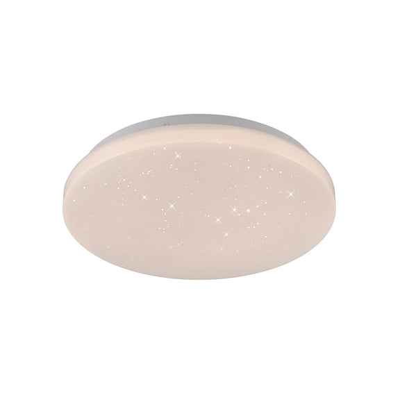 Starry Glow Large LED Flush Mount Light 24W Tri Colour White - LL002CL135L
