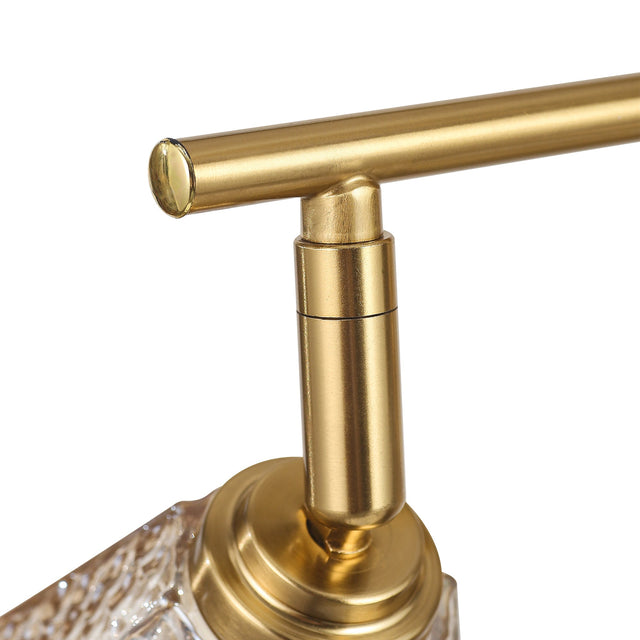 Coraline Linear Semi Flush Mount Light Brass & Champagne - LL002CL138CH