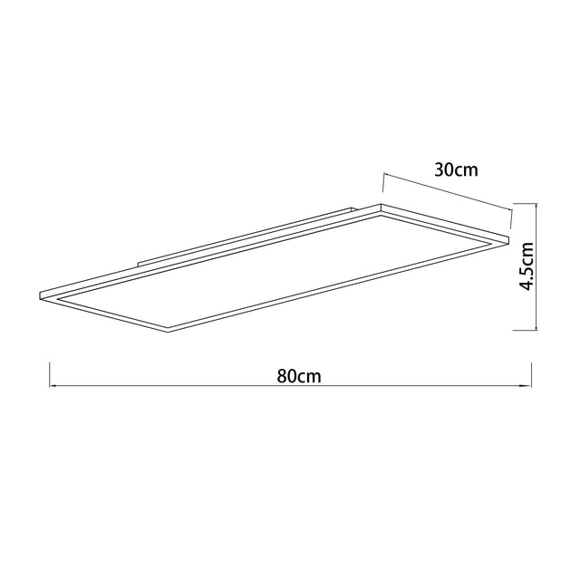 Maiken LED Small Panel Light 25W 3CCT White - LL002CL140S