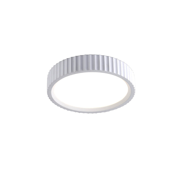 Mallory Plaster LED Small Ceiling Light 20W 3CCT White - LL002CL141S