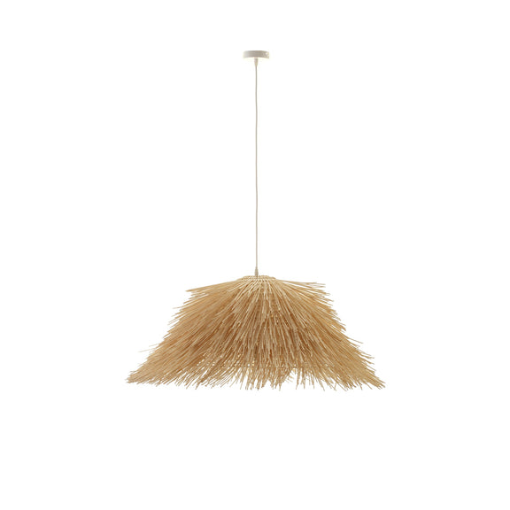 Harley Rattan Pendant Light Natural & Cream - LL002PL132