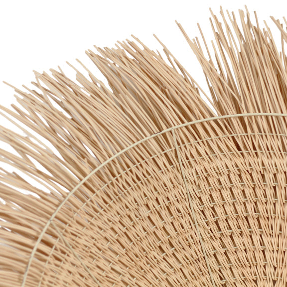 Harley Rattan Pendant Light Natural & Cream - LL002PL132