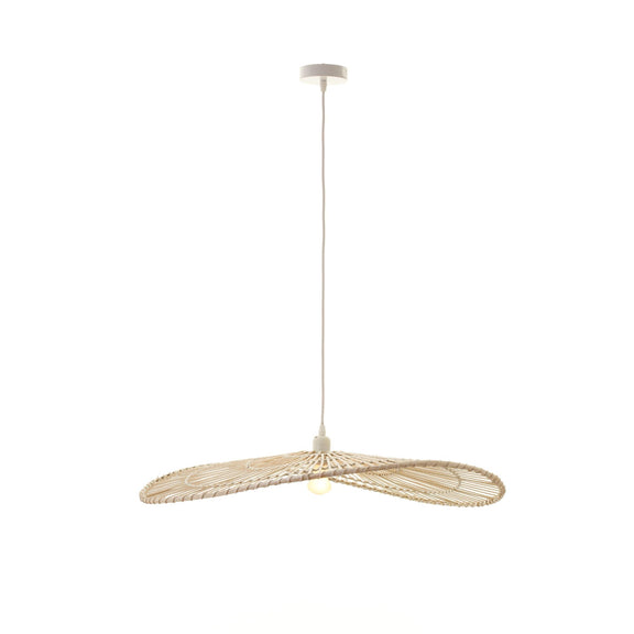Solara Bamboo Pendant Light White - LL002PL133