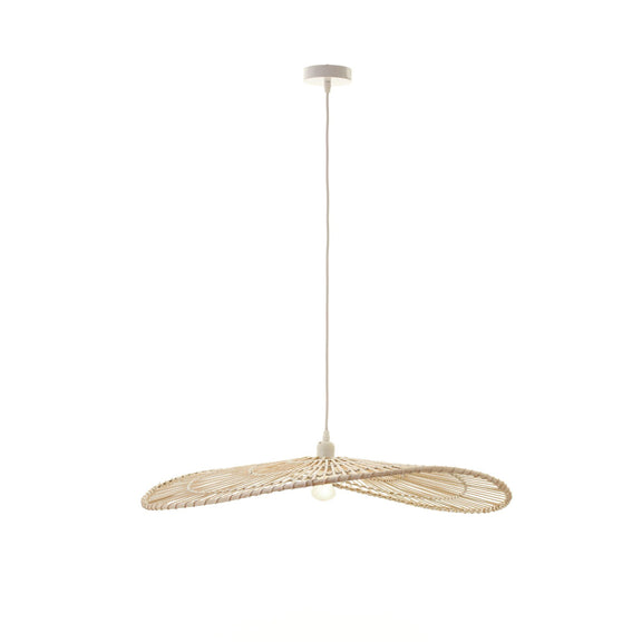 Solara Bamboo Pendant Light White - LL002PL133