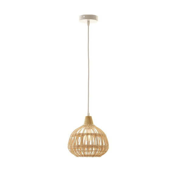 Loom Rattan Pendant Light Cream & Natural - LL002PL134