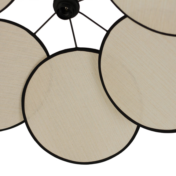 Flora Pendant Light White & Beige - LL002PL137BE