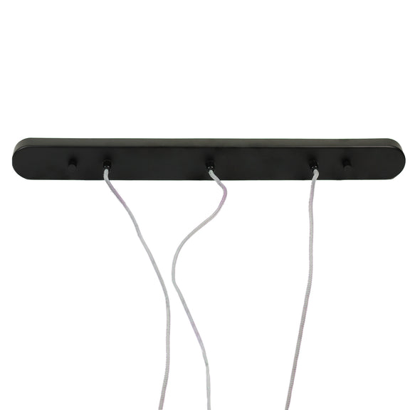 Pivota 3 Lights Pendant Light Black - LL002PL146B