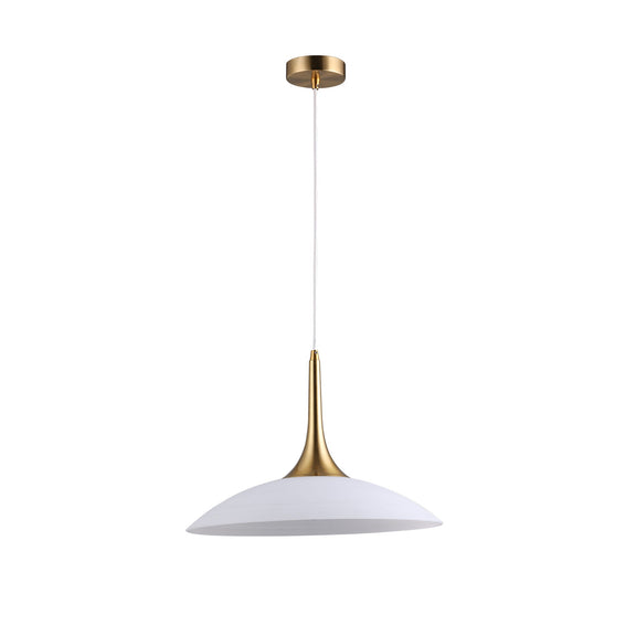 Discia Large Pendant Light Copper & White - LL002PL147L