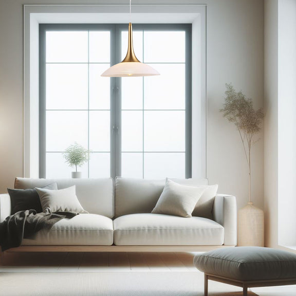 Discia Small Pendant Light Copper & White - LL002PL147S