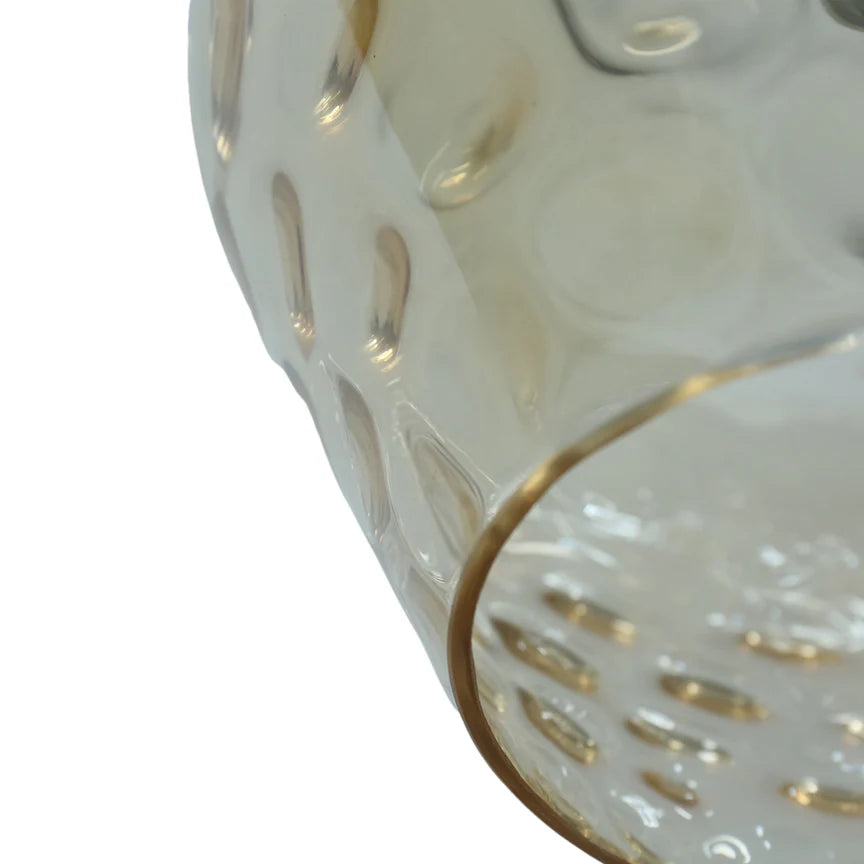 Zyla Pendant Light Amber & Chrome - LL002PL153AM