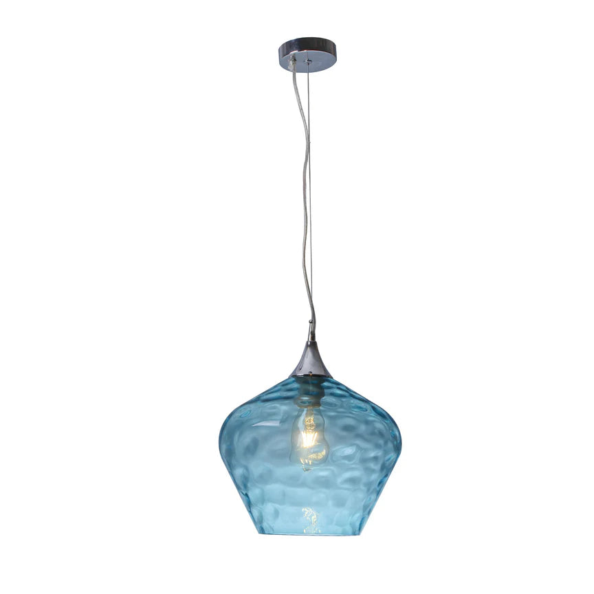 Zyla Pendant Light Blue & Chrome - LL002PL153BL