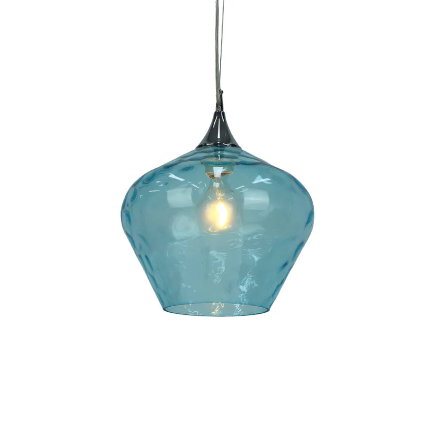 Zyla Pendant Light Blue & Chrome - LL002PL153BL