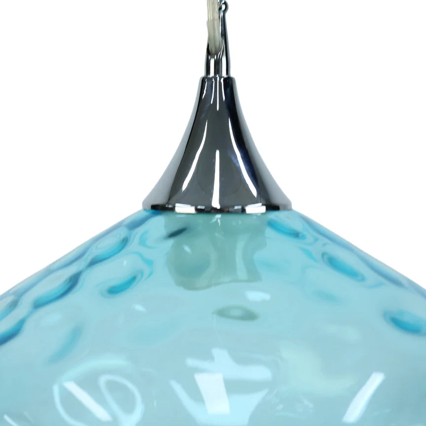 Zyla Pendant Light Blue & Chrome - LL002PL153BL