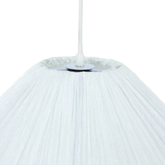 Rosie Large Pendant Light White & Matt White - LL002PL156LW