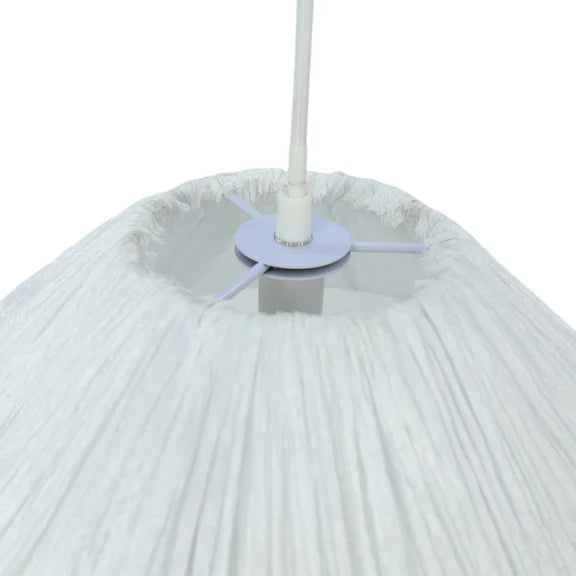 Rosie Large Pendant Light White & Matt White - LL002PL156LW