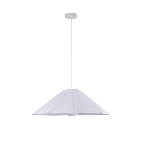 Rosie Large Pendant Light White & Matt White - LL002PL156LW