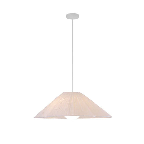 Rosie Large Pendant Light White & Matt White - LL002PL156LW