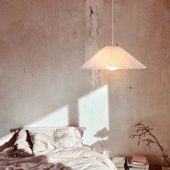 Rosie Large Pendant Light White & Matt White - LL002PL156LW