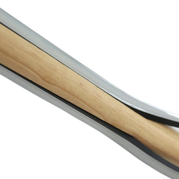 Bonnie LED Pendant Light 30W Tri Color Matt Black & Wood - LL002PL158