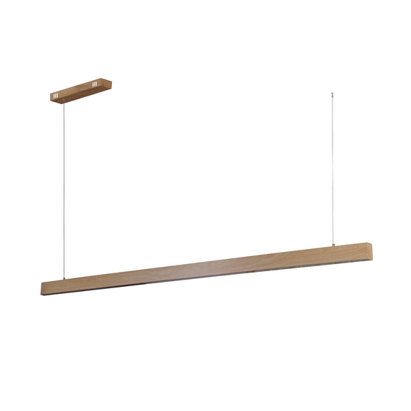 Maisie Large LED Pendant Light 45W Tri Colour Wood Grain - LL002PL161LN