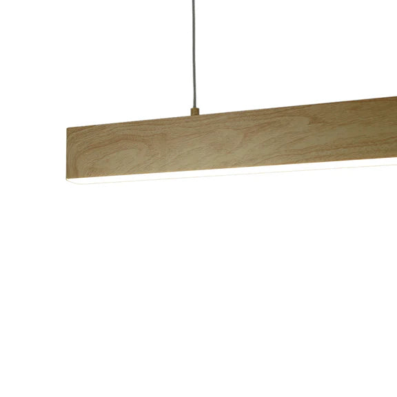Maisie Large LED Pendant Light 45W Tri Colour Wood Grain - LL002PL161LN