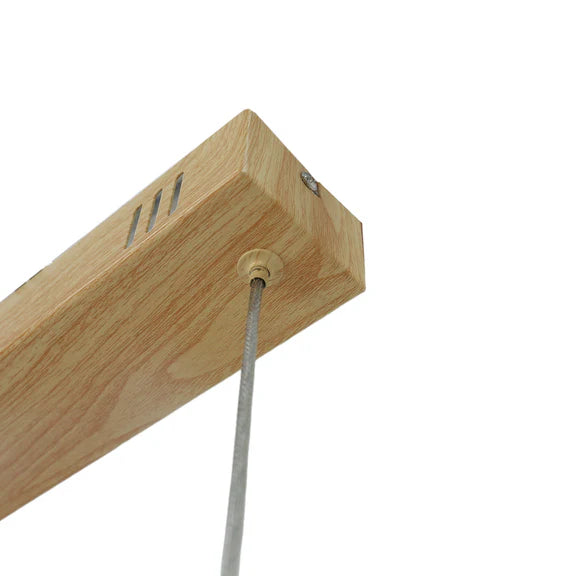 Maisie Large LED Pendant Light 45W Tri Colour Wood Grain - LL002PL161LN