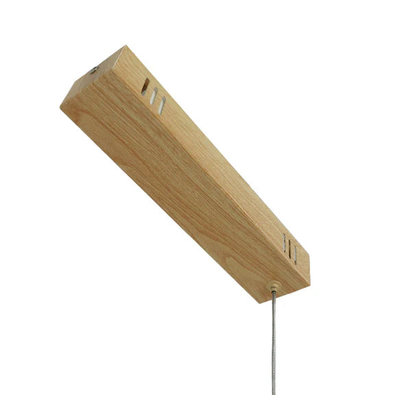 Maisie Small LED Pendant Light 40W Tri Colour Wood Grain - LL002PL161SN