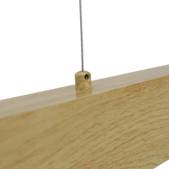 Maisie Small LED Pendant Light 40W Tri Colour Wood Grain - LL002PL161SN