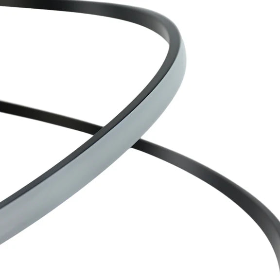 Estelle LED Pendant Light 30W Tri Color Matt Black & Wood - LL002PL162