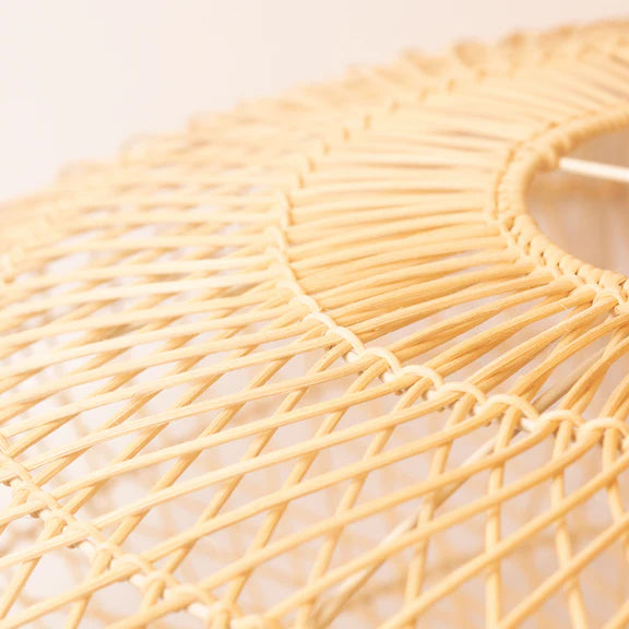 Laurel Rattan Small Pendant Light Natural - LL002PL164S