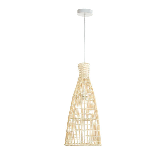 Lilia Rattan Small Pendant Light Natural - LL002PL165S