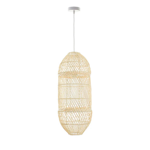 Zinnia Rattan Large Pendant Light Natural - LL002PL166L