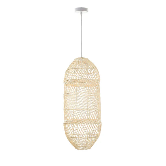 Zinnia Rattan Large Pendant Light Natural - LL002PL166L