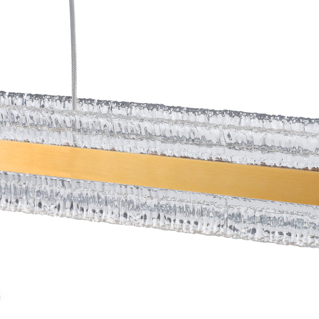 Apex LED Linear Pendant Light 38W 3CCT Brass - LL002PL173