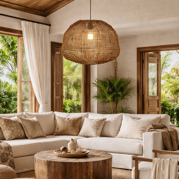 Nerina Large Pendant Light Brown - LL002PL175L