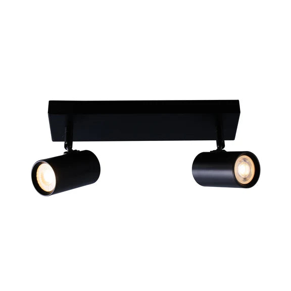 Brianna 2 Light Spot Light Matt Black - LL002SL005B