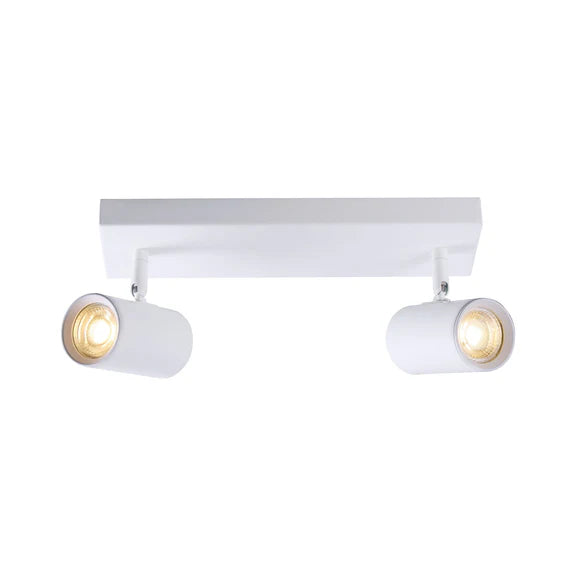 Brianna 2 Light Spot Light Matt White - LL002SL005W