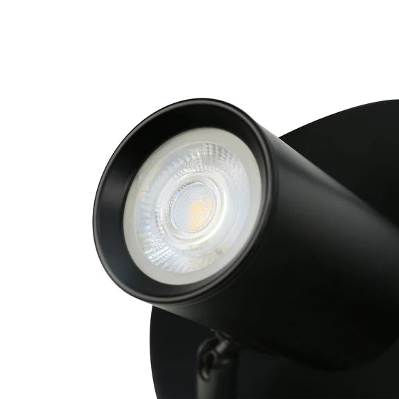 Brianna 3 Light Round Spot Light Matt Black - LL002SL008B