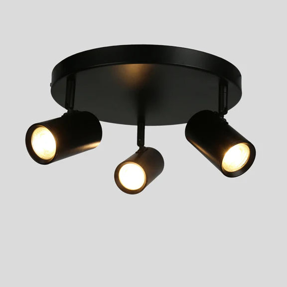Brianna 3 Light Round Spot Light Matt Black - LL002SL008B