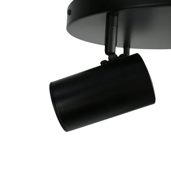 Brianna 3 Light Round Spot Light Matt Black - LL002SL008B