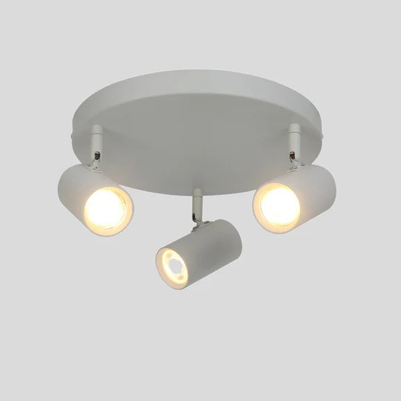 Brianna 3 Light Round Spot Light Matt White - LL002SL008W