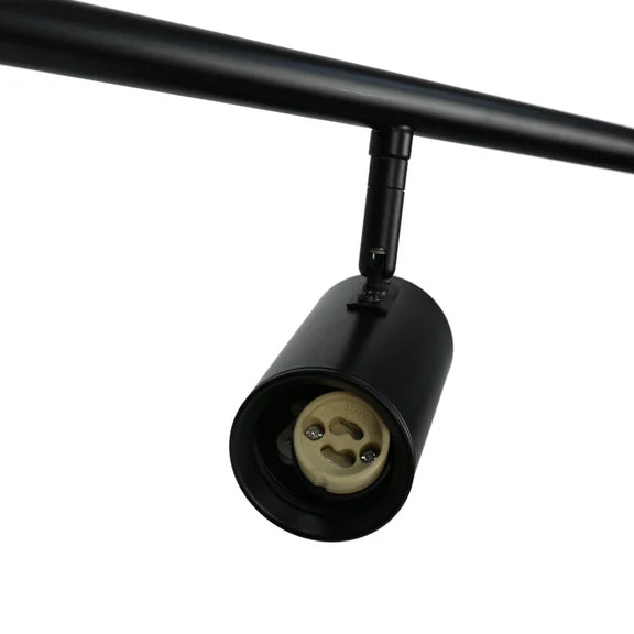 Colleen 5 Light Adjustable Spot Light Pendant Matt Black - LL002SL009