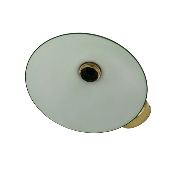 Gemma Wall Light Green & Brass - LL002WL008G